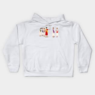 "Et tu, Brute" Julius Caesar at a party Kids Hoodie